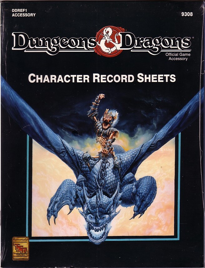 Dungeons And Dragons Character Record Sheets Pdf